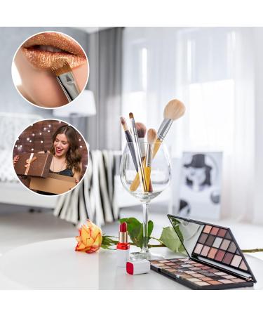 Beavorty double ended lipstick brush lip makeup brush lipstick applicator wands eyeshadow makeup beauty tool travel size lip brush applicator brush aluminum alloy portable Miss Silver - Buy Online on GoSupps.com