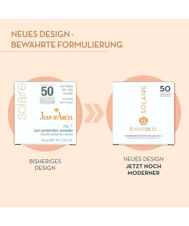 JEAN D'ARCEL SOLAIRE poudre protection solaire n 1 Poudre de soleil mate SPF 50 pour une finition parfaite Avec filtre UVA et UVB 9 5 g - Buy Online on GoSupps.com