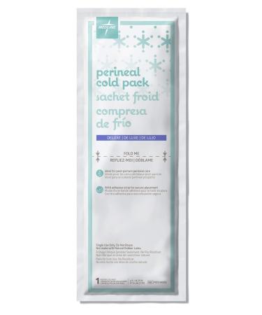 Medline Deluxe Perineal Cold Packs with Adhesive Strip, 4.5 x 14.25 (Pack of 24), postpartum, great for new moms