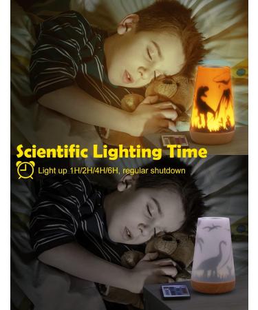 Dinosaurier Night Light with Remote | Touch Control, Timer, Rechargeable | for Girls Baby Kids Bedroom (16 Colors) - Buy Online on GoSupps.com