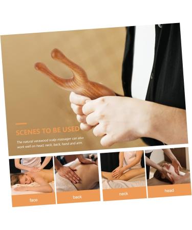Plafope Green Sandalwood Comb | Portable Hair & Head Massage Device | Relaxing Massage Accessories - Buy Online on GoSupps.com