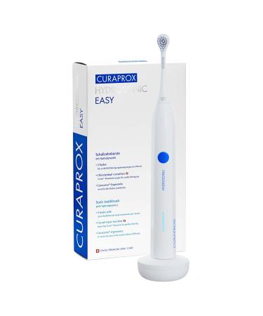 Curaprox Hydrosonic Easy Electric Toothbrush with Charger and Travel Case - Buy Online on GoSupps.com
