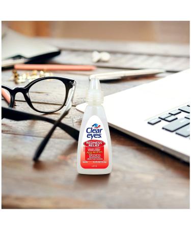 Clear Eyes Redness Relief Eye Drops - 0.5 fl oz | Soothes & Reduces Redness - Buy Online on GoSupps.com