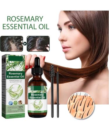 Rosemary Oil for Hair Growth Rosemary Oil for Skin Care Eyebrow and Eyelash Growth Nourishment Scalp & Dry Hair Strengthens Hair and Stimulates Hair Growth for Women Men(60 ML) - Buy Online on GoSupps.com
