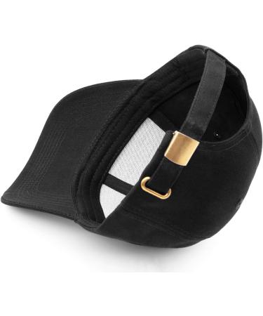 Ruyosn Adjustable Baseball Cap - Unisex Cotton Sun Protection Hat for Sports & Hiking - Breathable Black Cap - Buy Online on GoSupps.com