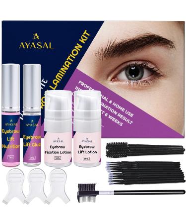 Eyebrow Lamination Kit  Professional Brow Lamination Kit At Home  DIY Eyebrow Lift Kit  Instant Brow Lamination  Eyebrow Gel  Eyebrow Brush And Micro Brushes Added. Fuller  Thicker Brows for 6 weeks