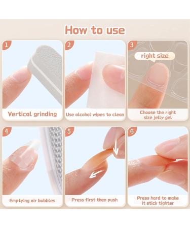 Waterproof Breathable Nail Adhesive Tabs and Glue Stickers for Press on Nails (480PCS) - Buy Online on GoSupps.com