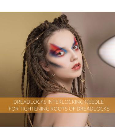 4 Pieces Sisterlock Retighten Tool Dreadlock Tool for Hair Dreadlock Crochet Needle Loc Needle for Dreads Dread Crochet Needle for Hair Extensions Styling Tools Loc Maintenance (Gold Silver) - Buy Online on GoSupps.com