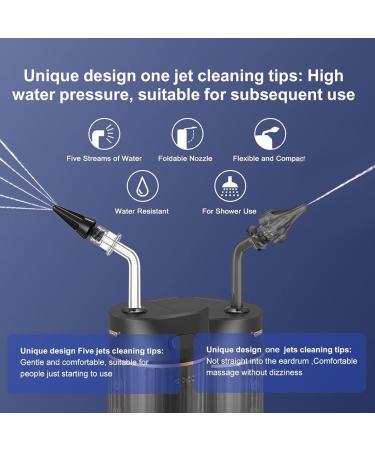 Waterproof Electric Ear Cleaner Kit | 3 Modes Ear Wax Removal & Flushing System for Safe & Effective Cleaning - Buy Online on GoSupps.com