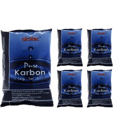 Alcotec Activated Carbon Pure Carbon 1kg - Best Alcohol Filter for Home Brewing & Fermentation | 5 Pieces - International Shipping Available - Buy Online on GoSupps.com