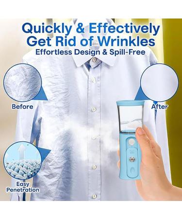 Jextou Cordless Travel Steamer Cordless Facial Mister - Handy Nano Mist Sprayer with Colorful Light Rechargeable Cool Mist Sprayer for Home Travel Blue - Buy Online on GoSupps.com