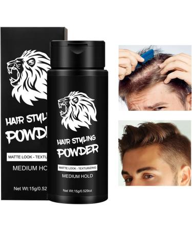 Men's Textured Powder Styling Powder Matte Hair Powder - Texturizing Hair Powder Long Lasting Hair Root Lifting Powder 15g for Hair - Buy Online on GoSupps.com