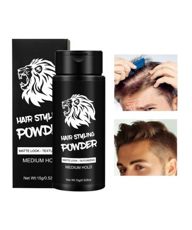 Generisch Hair Texturing Powder Styling Powder Hair Root Styling Powder Long Lasting Matte Styling Powder 15g for Men Women