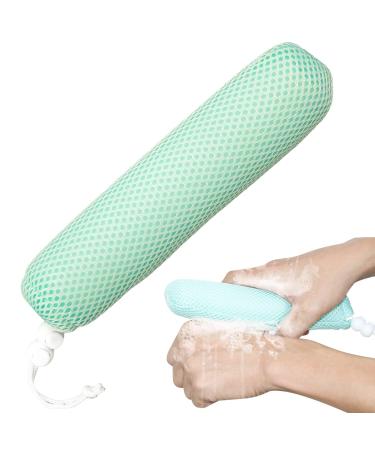 Xin Tailor Long Handle Bath Body Brush Anti-Slip Curve Bath Brush Body Scrubbers for Seniors  Suitable for Elderly and Pregnant Woman Bath Aids Assitance Bathing & Shower