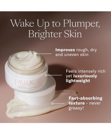 Josie Maran Argan Milk Intense Hydration Night Cream - Hydrating Anti Wrinkle Face Cream with 100% Pure Organic Argan Oil - Fast-Absorbing & Skin-Plumping (1.7 Fl Oz) - Buy Online on GoSupps.com