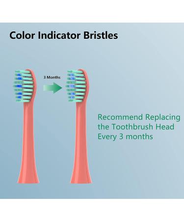 Compatible Replacement Toothbrush Heads for Philips Sonicare One Toothbrush - HY1100 (Coral) - Buy Online on GoSupps.com