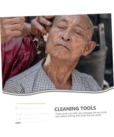 FRCOLOR Multipurpose Ear Cleaning Kit Disposable Ear Tools with Bamboo Plume Materials for Daily Use Travel Wax Removal Accessories for Adults - Buy Online on GoSupps.com