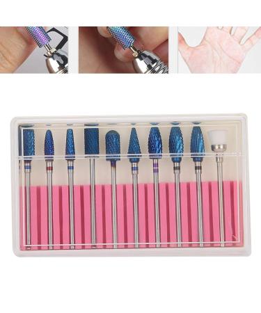 Nail Drill Set Tungsten Steel Acrylic Nail File Bits & Cuticle Efile - Fine Grain for Perfect Nails - Buy Online on GoSupps.com