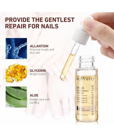 minkissy Nail Repair Serum Nail Repair Liquid for Toenail and Fingernail Nail Repair Solution for Thick Cracked Discolored Nails Restore Healthy Nails - Buy Online on GoSupps.com