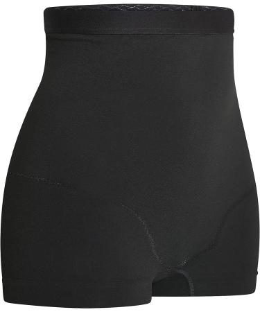Corsinel Support Linen Low Women's Boxer Shorts for Stoma & Hernia | Maximum Support Damen Underpants for Umbilical Scar & Inguinal Hernia | Reliable Protection in XS Black - Buy Online on GoSupps.com