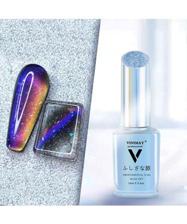 Major Dijit 15ml 9D Wide Cat Eyes Gel Nail Polish - Blue Gold Galactic Effect - Buy Online on GoSupps.com