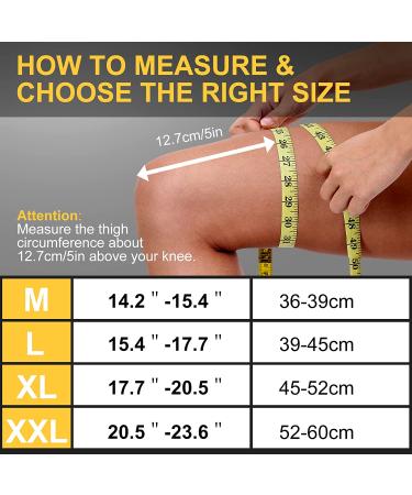 APRUT Knee Brace for Men & Women - Patella Gel Pad & Side Stabilizers - Medical Grade Support for Sports, Pain Relief, Meniscus Tear, Arthritis, ACL - Black, Large - Buy Online on GoSupps.com