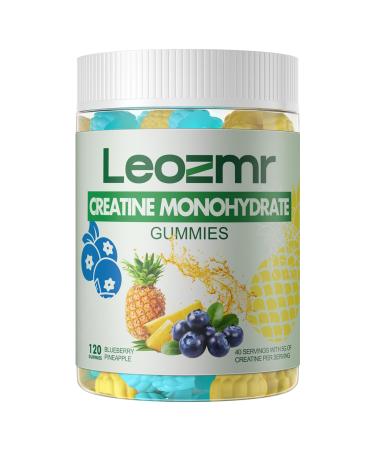 Creatine Monohydrate Gummies 5000mg for Men & Women Chewables Creatine Monohydrate Supplement(120 Count)- Blueberry Pineapple 120 Gummies