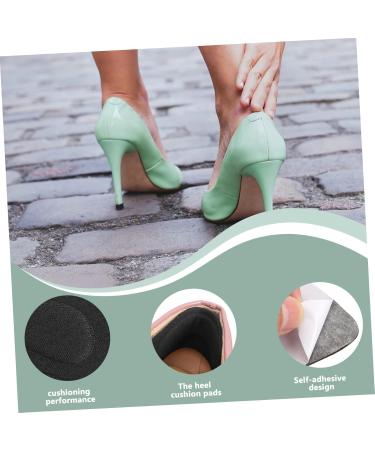 NOLITOY 16 Pairs High Heels Stickers | Heel Grips for Comfort & Protection | Black Heel Inserts for Men & Women | Durable Polyester 4D Design - Buy Online on GoSupps.com