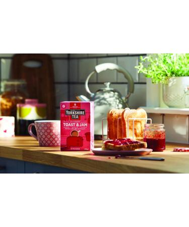 Yorkshire Tea Bags (Each Pack 40 Bags). Pick Any 6 from 3 Flavours Inc. Breakfasty Toast & Jam Brew Malty Biscuit Brew and Decaf Bedtime Brew (Total 240 Bags) - Buy Online on GoSupps.com