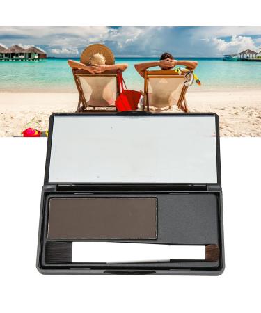 Hair Shadow Powder - Root Touch Up for Thinning Hair | Dark Brown Hair Concealer & Eyebrow Makeup Powder - Instant Coverage for Men - Buy Online on GoSupps.com