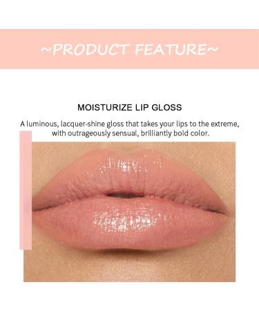 Hydrating Tinted Lip Gloss | Long Lasting High Pigment Lipstick | Moisturizing Plumping Lip Stain - Buy Online on GoSupps.com