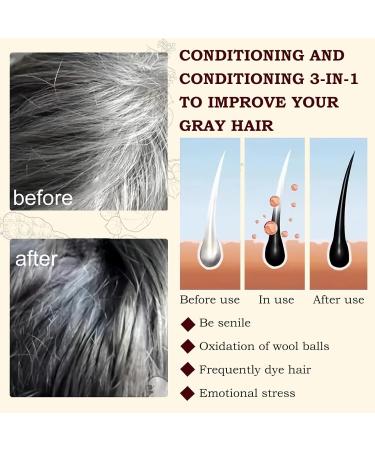 Shampooing Naturel Cheveux Noirs Shampoing Colorant pour Cheveux 3 en 1 Shampoing Colorant pour Cheveux Gris Shampooing Teinture Instantan e pour Cheveux pour Hommes et Femmes 500 ml - Buy Online on GoSupps.com