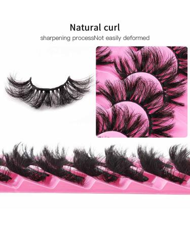 Uranian 20mm D Curl False Eyelashes - Long, Dramatic, Volume Fake Lashes for Women - 7 Pairs - Buy Online on GoSupps.com