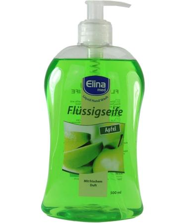 Buy Elina Med Apple Soap - 6 x 500ml Liquid Soap with Fresh Scent | International Shipping Available - Buy Online on GoSupps.com
