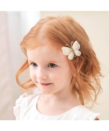 Cute & Versatile Butterfly Hair Clips Knitted Butterfly Hair Ties Lovely Hair Barrettes Perfect For Various Occasions Butterfly Hair Clips - Buy Online on GoSupps.com