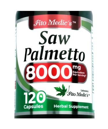 FITO MEDIC'S Saw Palmetto | Saw Palmetto Capsules | 120 Capsules | Concentrated Extract | Highly Absorbable Herbal Supplement