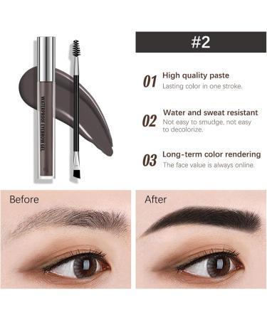  Generisch Tinted eyebrow gel - 6g - Waterproof - Smudge-proof and long-lasting - For home travel everyday wear and parties - Buy Online on GoSupps.com