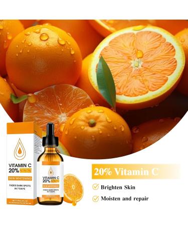 Trendyfave 20% Vitamin C Serum For Face Vitamin C Serum With Hyaluronic Acid Vit C Serum Face Hydrating Face Serum Hydrating & Plump Skin 2FL.OZ - Buy Online on GoSupps.com