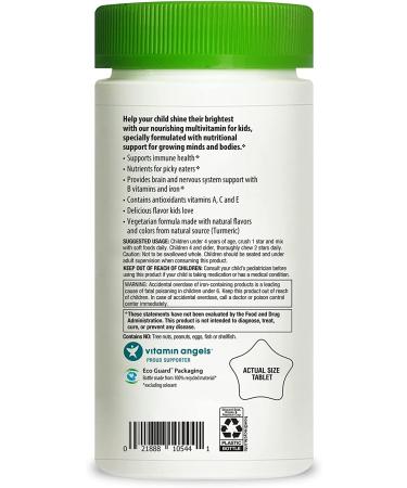 Rainbow Light Nutri Stars Multivitamin - Fruit Punch Flavor, 120 Chewable Tablets - Buy Online on GoSupps.com