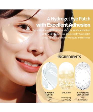 SNP 24K Gold Firming Eye Patch with Collagen - Plumps & Tightens Skin - 60 Patches - Ideal Gift for Her - Buy Online on GoSupps.com