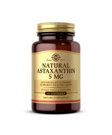 Solgar Natural Astaxanthin 5 mg 60 Softgels
