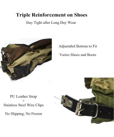 Uponauot Snake Gaiters - Adjustable, Lightweight Snake Boot Gaiter for Men and Women | Camo Snake Guards for Hiking and Hunting | Waterproof Gaiters for Snake Bite Protection - Buy Online on GoSupps.com