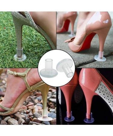 CBTONE High Heel Protectors - 15 Pairs Clear Stoppers for Women's Shoes | Grass Protection & Repair Caps for Outdoor Events (S/M/L) - Buy Online on GoSupps.com