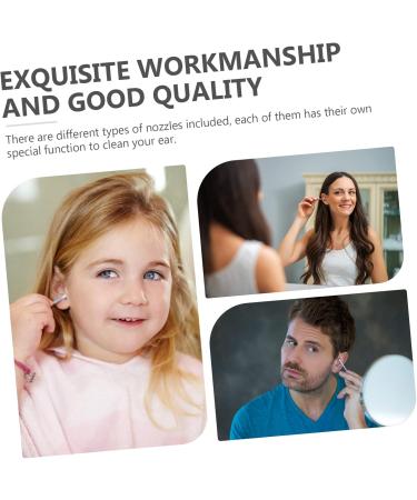 HOODANCOS 30Pcs Ear Cleaning Nozzles Kit Multi-Functional PP Ear Cleaning Tips for Earwax Removal Suitable for Home and Travel - Buy Online on GoSupps.com