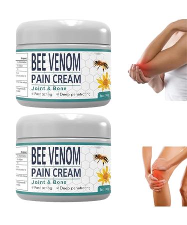2 pieces of bee venom pain cream Bee Venom Pain Cream bee serenhift pain and bone healing cream bee venom cream against pain for arm waist hindquarters feet and leg