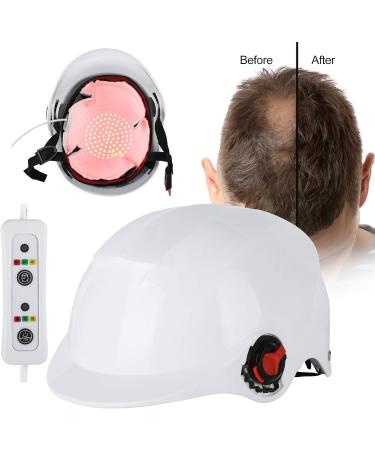102Pcs Lamp Beads Hair Growth Helmet Red Light Men And Women Hair Growth Helmet White For With Adjustable 3 Gears - Buy Online on GoSupps.com