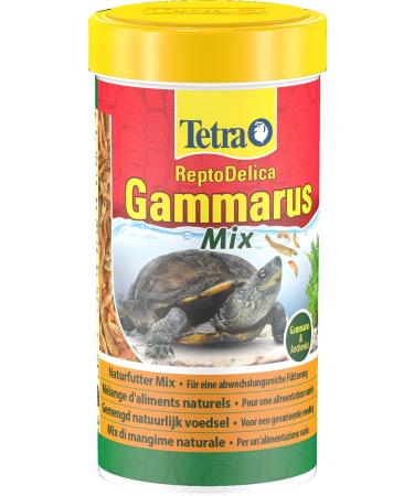 Tetra ReptoDelica Gammarus Mix turtle food - natural food made from freshwater shrimps & anchovies 250 ml can - Buy Online on GoSupps.com