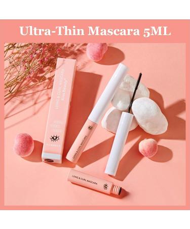 Ultra-fine Mascara 5ML Waterproof Non-Smudge Thick Curling Fine Brush Mascara 2.5mm Without Clumps or Spots Slim Brush Head Sweatproof Beauty - Buy Online on GoSupps.com