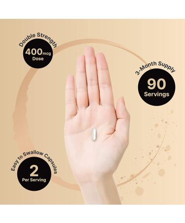 Huperzine A 400mcg | 180 Capsules | Supports Focus, Cognition & Memory | Premium Brain Health Supplement | Non-GMO | 180 Count - Buy Online on GoSupps.com