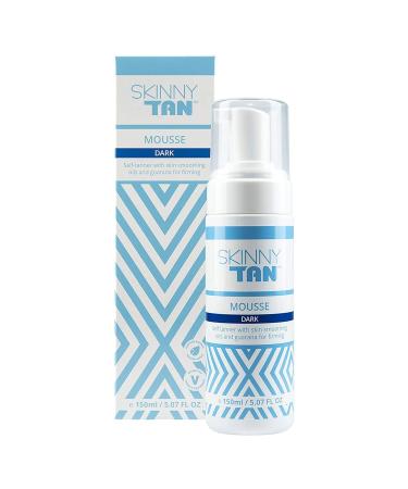 Buy Skinny Tan Mousse - Long-Lasting Non-Drying Bronzer with Coconut & Vanilla Scent - Streak-Free Easy Application - 5 oz Dark Foam - Buy Online on GoSupps.com